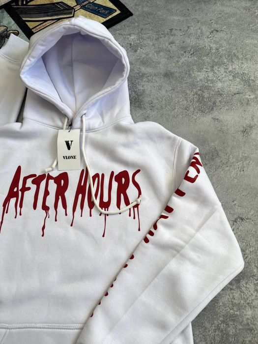Худи Vlone After Hours белое