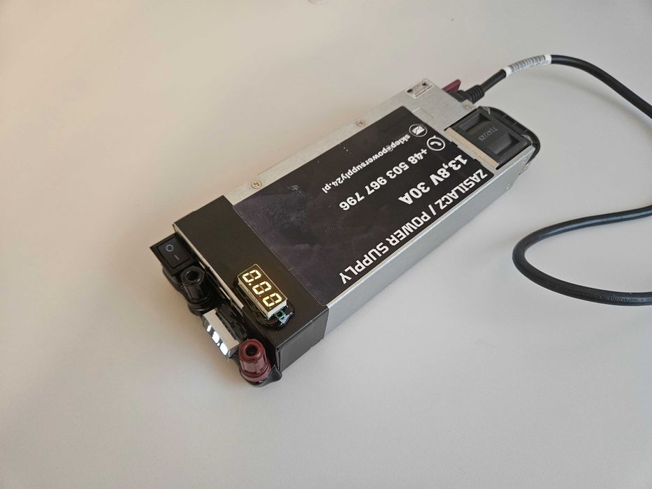 Zasilacz 13,8V 30A/35A Woltomierz/ Amperomierz/ CB RADIO - Radio KF/ FV Gwarancja 24m