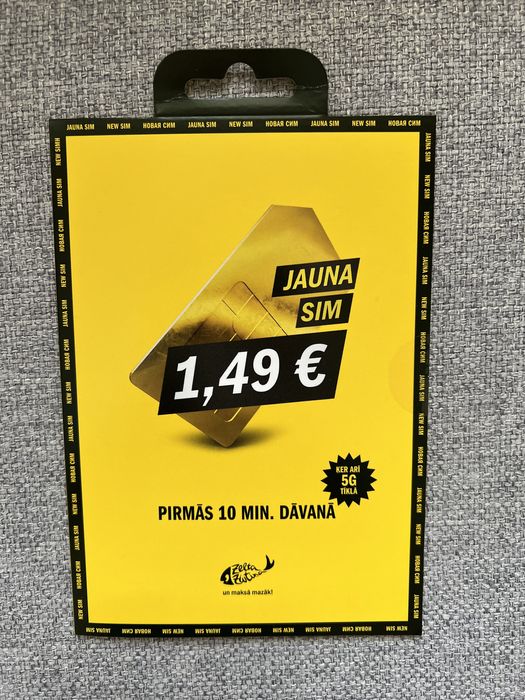 Karta SIM prepaid Łotwa operatora Zeltazivitina