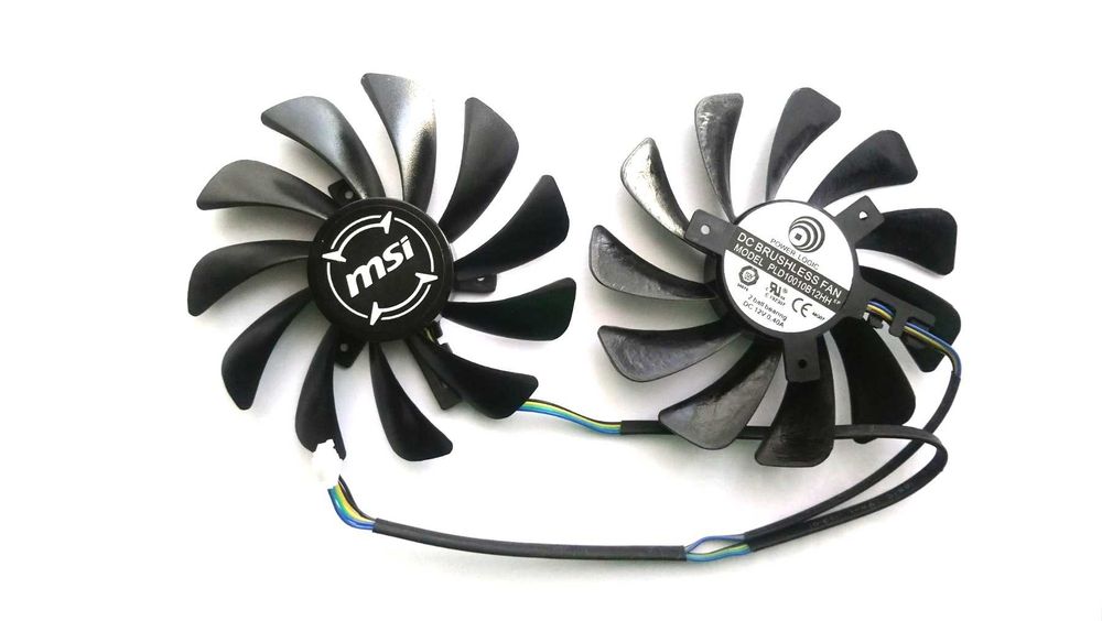Кулери 95мм XFX MSI HIS RX570/580 5500-5700XT FDC10U12S9-C