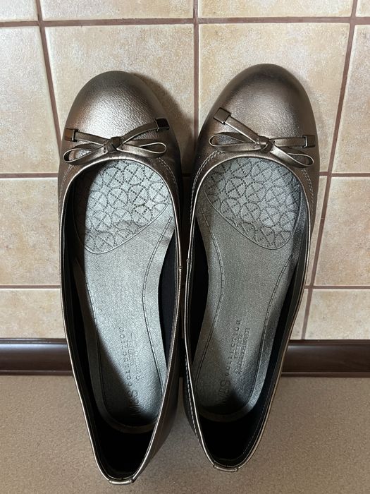 Балетки жіночі шкіряні в цікавому кольорі