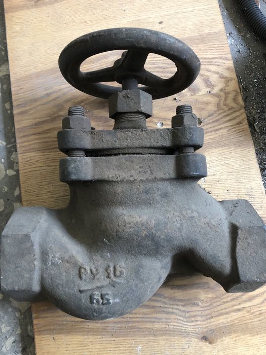 Запорный кран.