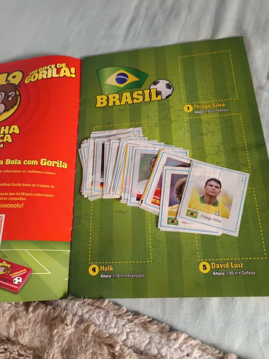 Caderneta do Mundial 2014 - das pastilhas Gorila