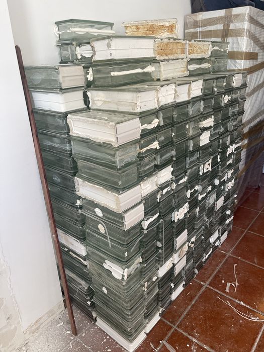 Blocos de Vidro 23,5x11,5x8cm