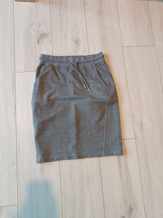 Spódnica dresowa szara przylegająca S