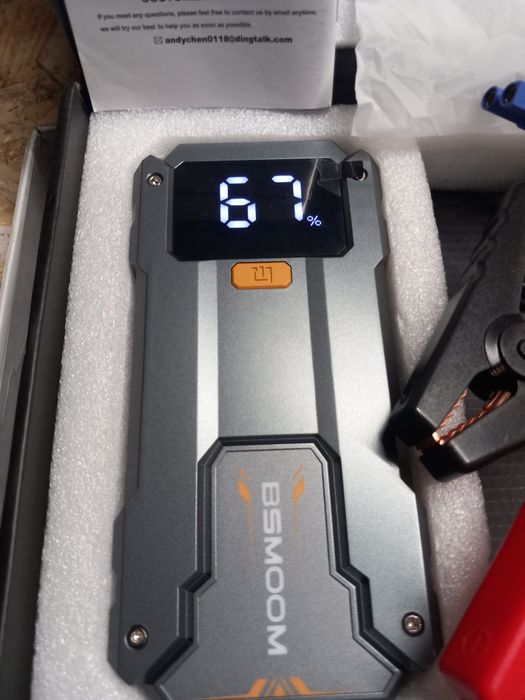Buster powerbank lanterna portátil novo