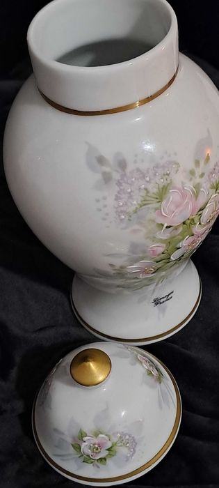 Pote Limoge, floral, lindo!