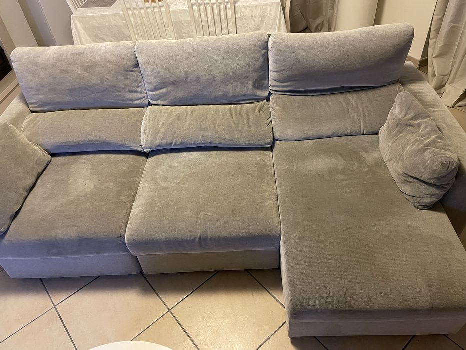 Título: Sofá em L Cinza – Conforto Premium | Excelente Estado – 780€