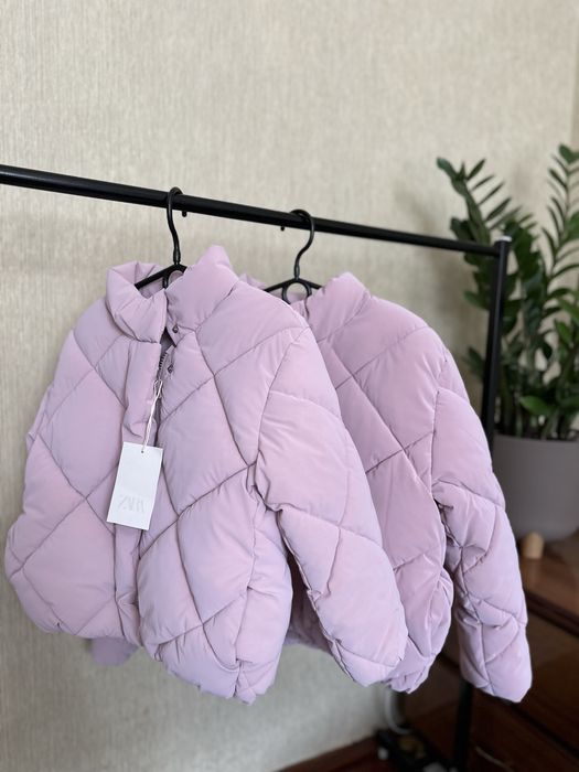 Куртка для дівчинки zara , весняна куртка 122 см ,148 см
