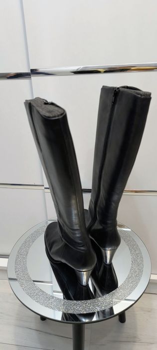 Skórzane Kozaki Ecco r.37