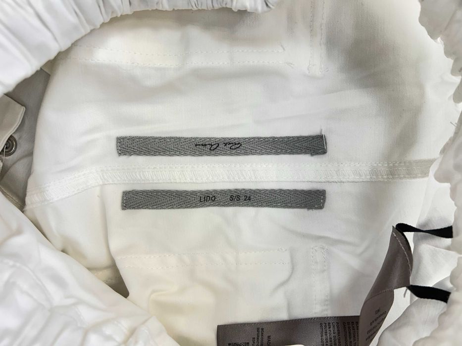 Джинси Rick Owens DRKSHDW Moncler bella white cargo штани карго білі.
