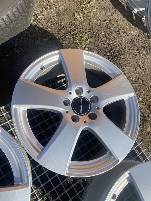 Piękny komplet felg aluminiowych 17” 5x112 Mercedes