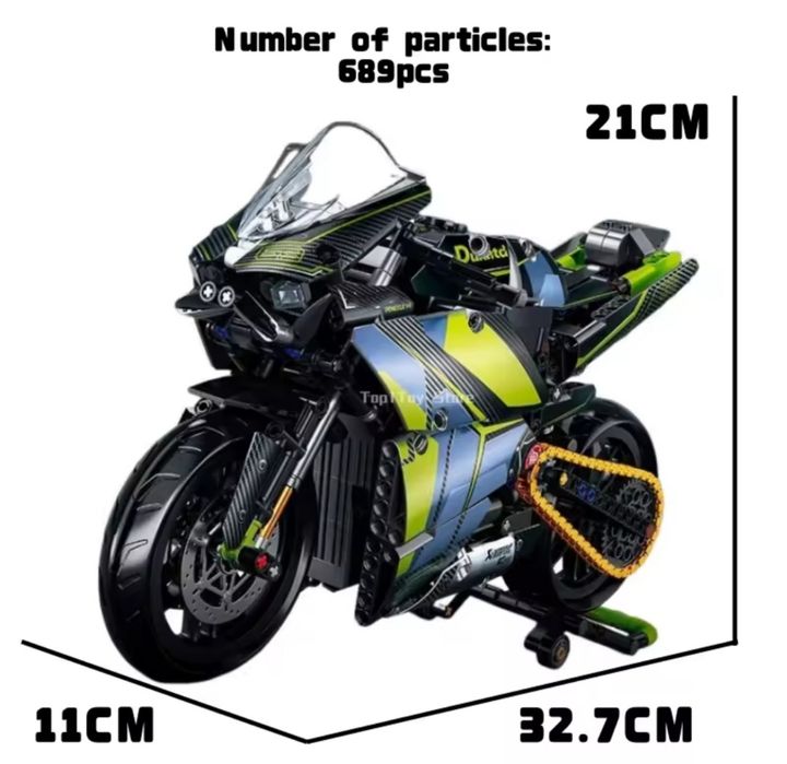 Конструктор мотоцикл BMW Lego Technic байк  689 блоков Лего