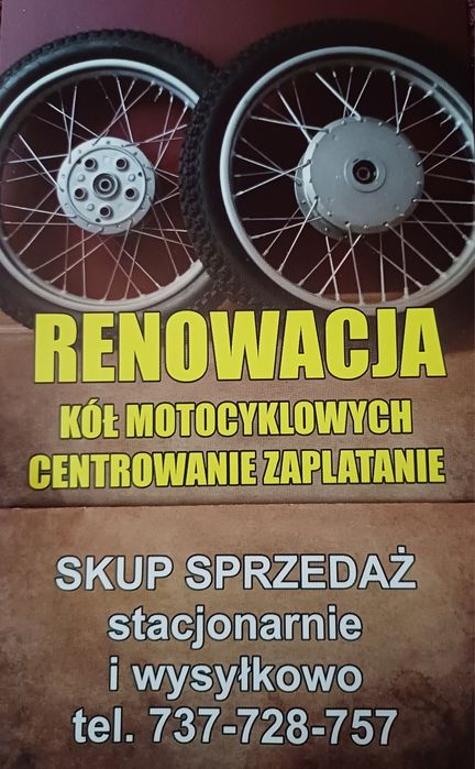Koła MZ etz ts odrestaurowane