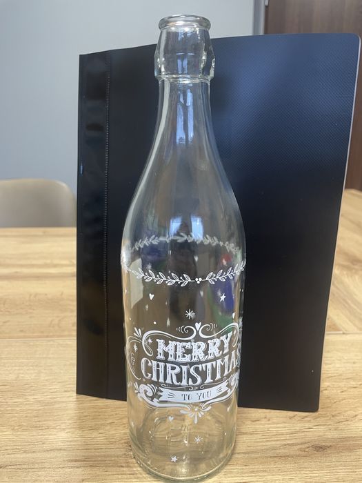 Butelki Świąteczne 1 L- WYKORZYSTAJ JAK CHCESZ!