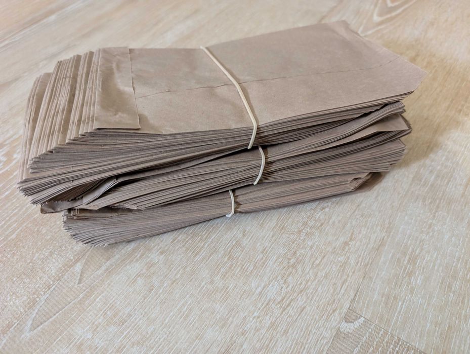 Sacos de papel Kraft com e sem asas