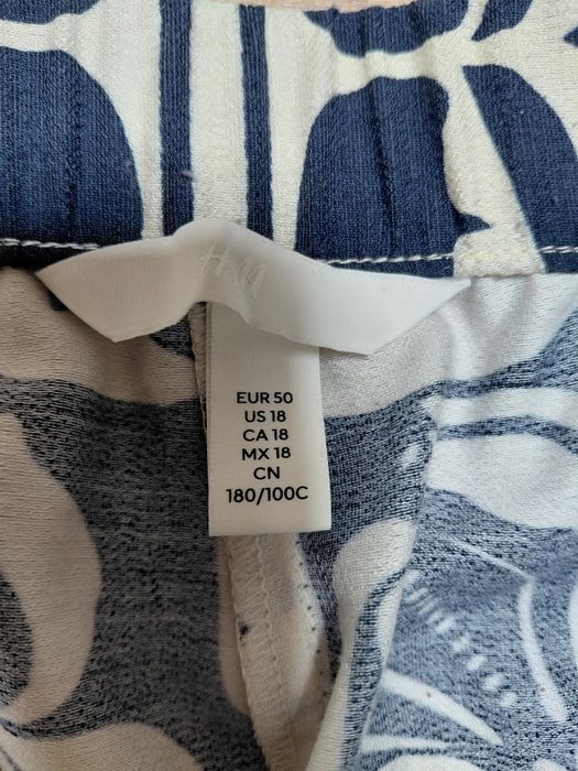 Szerokie lekkie spodnie h&m