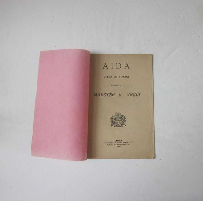 LIBRETOS ANTIGOS de ÓPERA (Vários)
