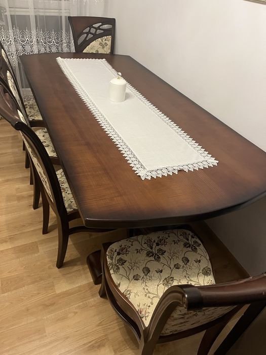 Sorzedal stół debowy z krzesłami