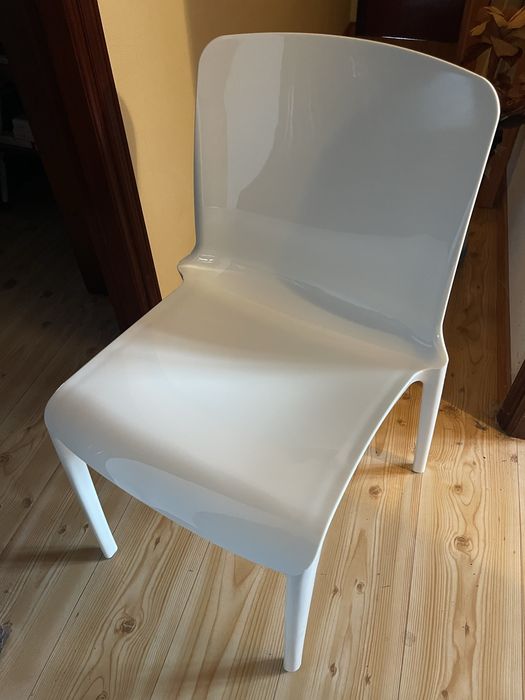 Cadeiras de design CASPRINI modelo Tiffany cor branca