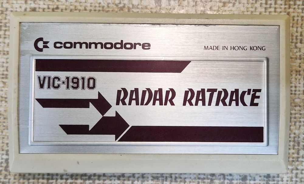 Commodore VIC-20 cardridge - Gra - Radar Ratrace
