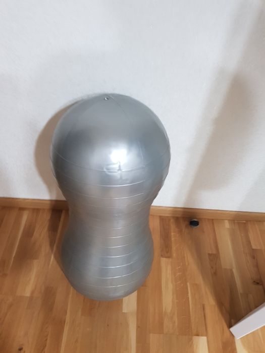 М'яч для фітнесу Арахіс (фітбол) 50х100см сірий