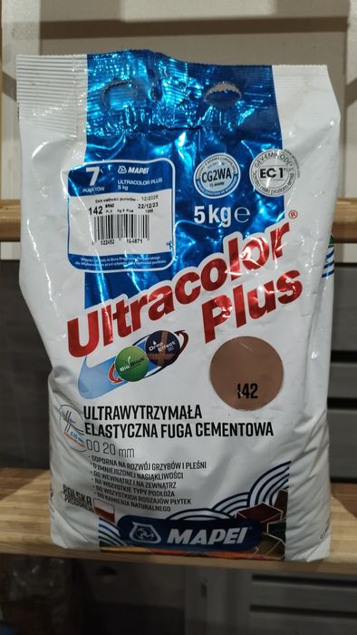 Fuga Mapei 5kg kolor brąz 142