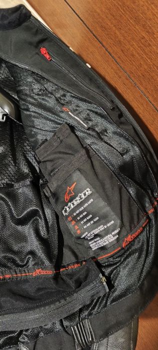 Blusão Motard em pele  genuína Alpinestars