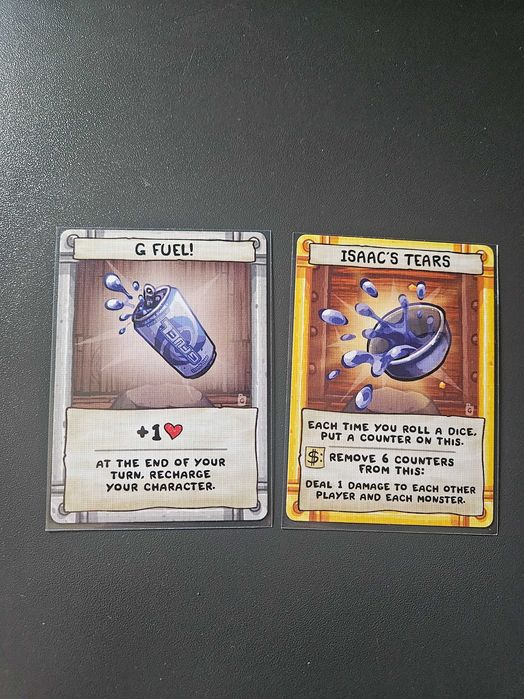 The Binding of Isaac Four Souls -zestaw kart kolekcjonerskich "G fuel"