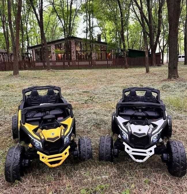 На пульті дитячий електромобіль Джип, 4 мотори по 200 Вт, детский