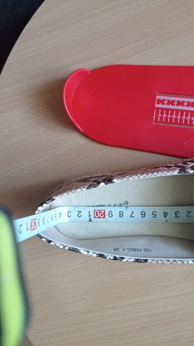 Buty damskie- Espadryle na platformie rozmiar 39