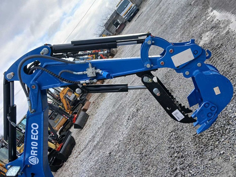 NOWA Minikoparka RIPPA R10 ECO 1000kg mega wyposażenie Kabina Leasing