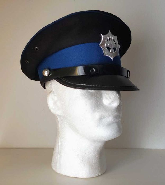 Boné de coleção autêntico Polícia Holanda vintage Países Baixos