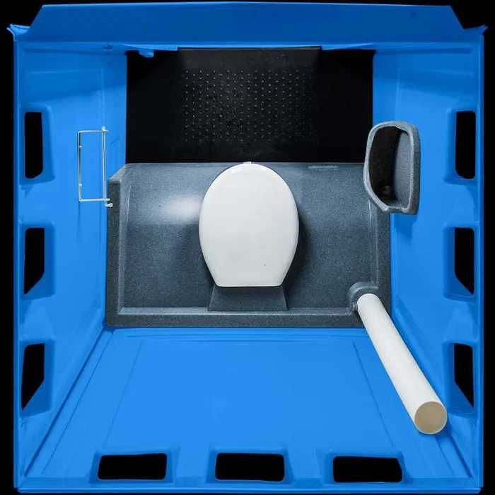 Toaleta przenośna mobilna WC Toi Toi Toj, wychodek z pisuarem sławojka