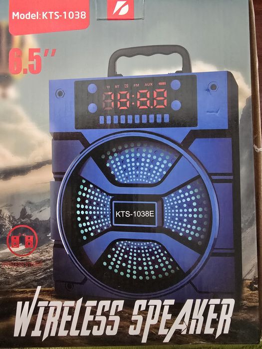 Coluna Bluetooth Portátil Nova