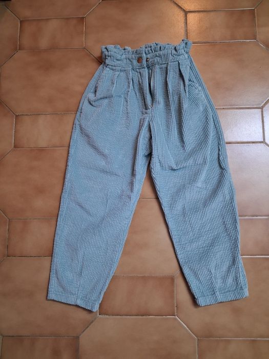 Calças de bombazine zy girl 7/8 anos