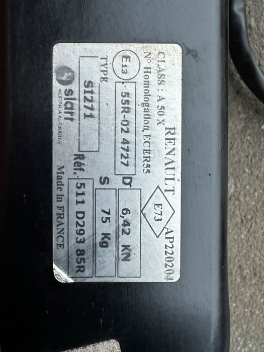 Фаркоп  форкоп рено меган 5 renault megane 5 E-Tech Elektrik 22/25 рік