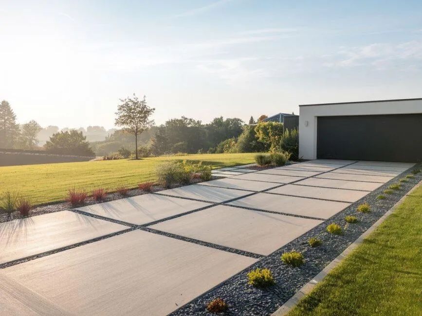 Nowoczesne posadzki betonowe posadzki szczotkowane Beton posadzkowy