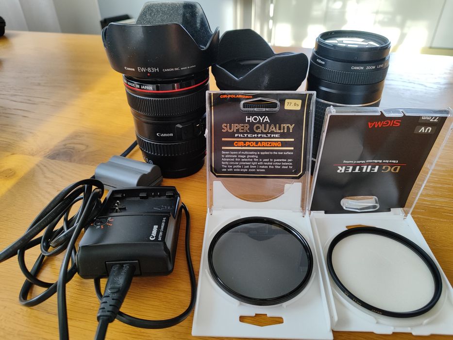 Aparat Canon i obiektywy  Sigma