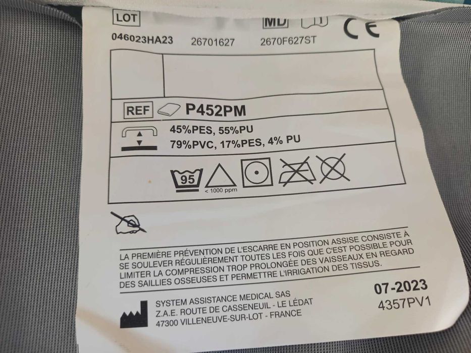 Materac przeciwodleżynowy Polyplot z pokrowcem