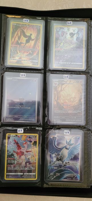 Cartas pokémon raras e originais full art