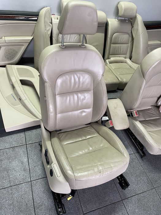 Fotele boczki skoda superb 2 kombi europa skóra grzane