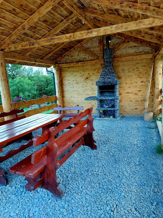 Domek dom do wynajecia Solina tyrolka  Wańkowa Bieszczady jacuzzi bania