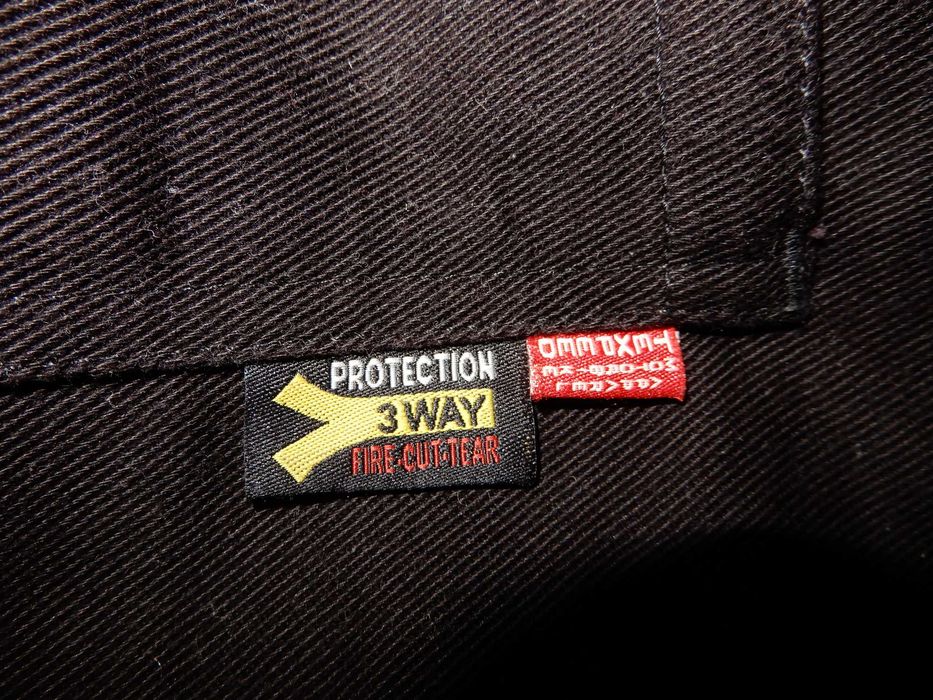 Spodnie jeansowe dżinsowe czarne cargo motocyklowe Texped 38/30 54