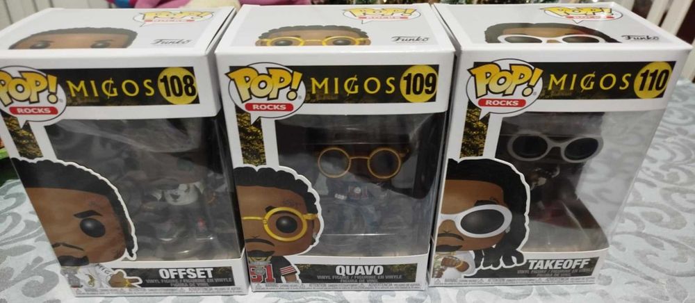 Funko Pop Conjunto 3 Personagens Grupo Migos Santa Iria De Azoia