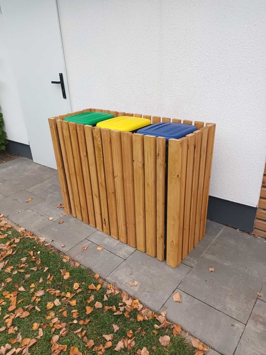 Zabudowa koszy na śmieci