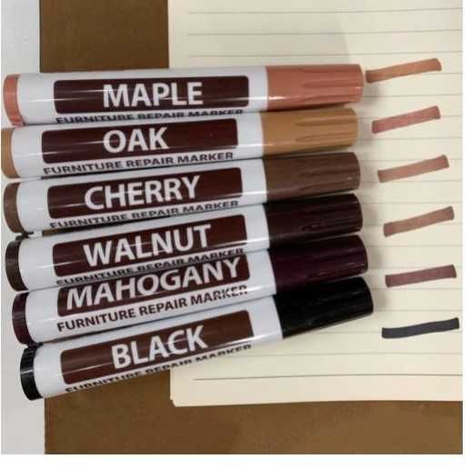 Marcador para reparo de madeiras (arranhões, riscos nos móveis)
