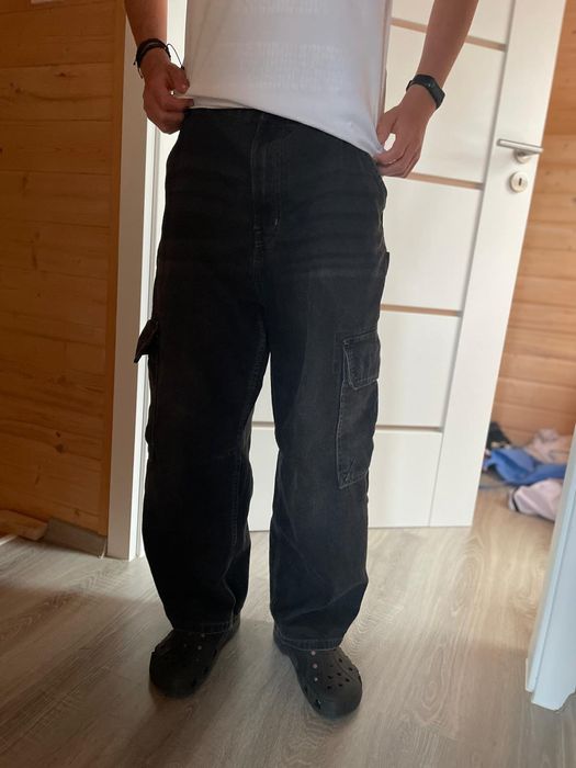 Baggy cargo spodnie