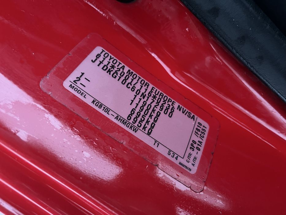 Toyota aygo 1.0 бензин