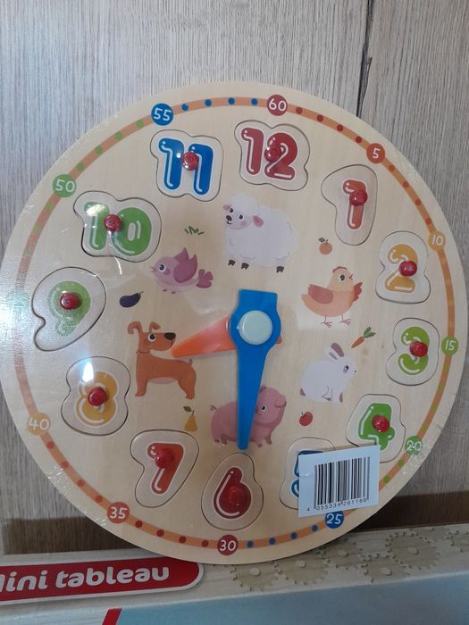 Zegar edukacyjny Nowy